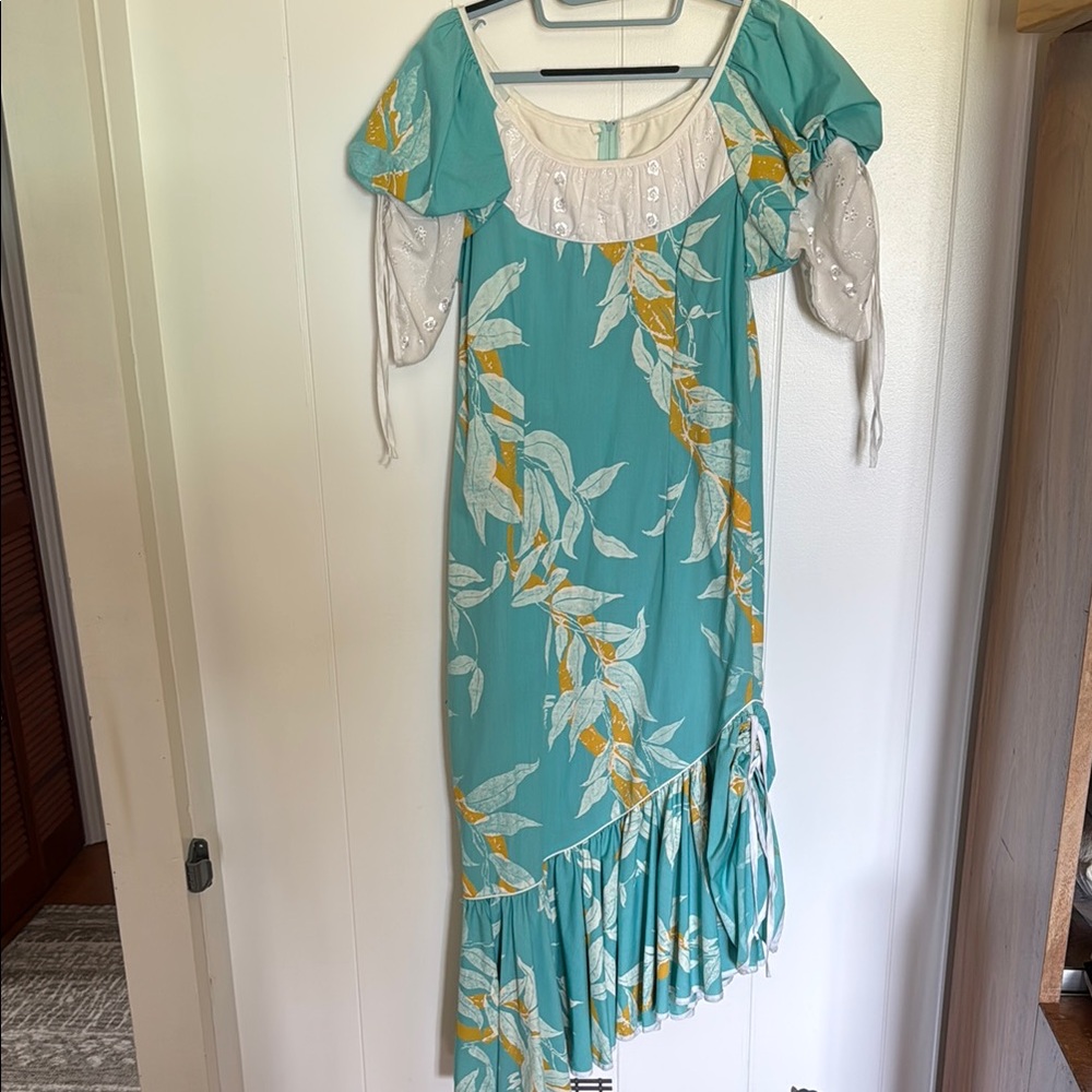 Mamo Teal and Yellow Muu